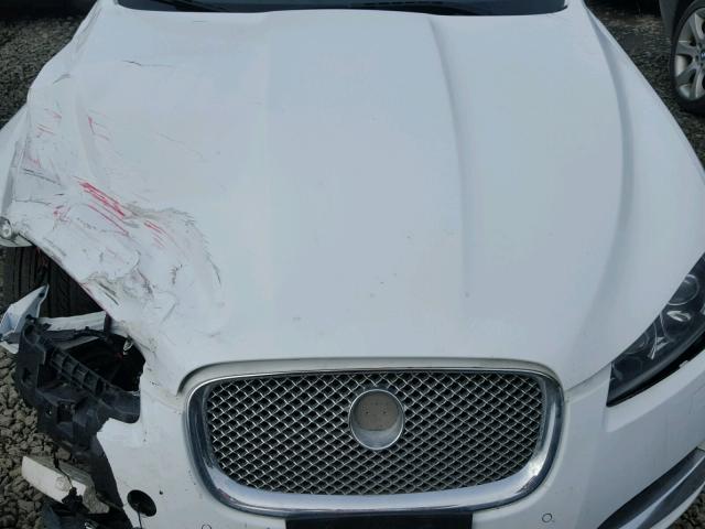 SAJWA0ES6DPS65344 - 2013 JAGUAR XF WHITE photo 7