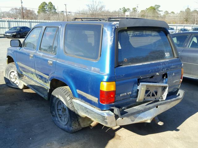 JT3VN39W7M0063770 - 1991 TOYOTA 4RUNNER VN BLUE photo 3