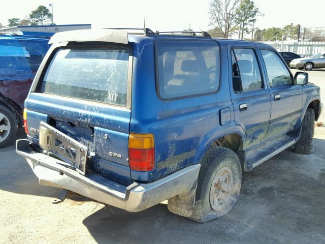 JT3VN39W7M0063770 - 1991 TOYOTA 4RUNNER VN BLUE photo 4