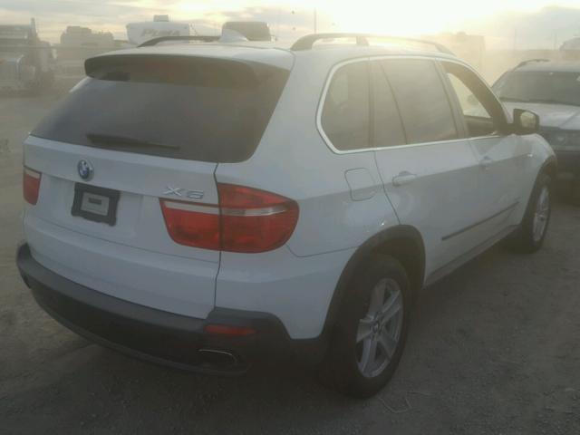 5UXFE83569L310200 - 2009 BMW X5 XDRIVE4 WHITE photo 4