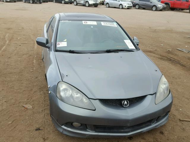 JH4DC53006S004448 - 2006 ACURA RSX TYPE-S GRAY photo 9