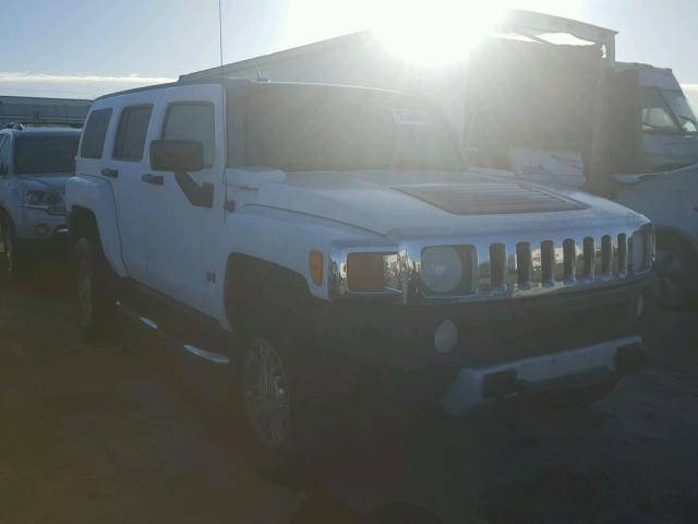 5GTEN13E488179167 - 2008 HUMMER H3 WHITE photo 1