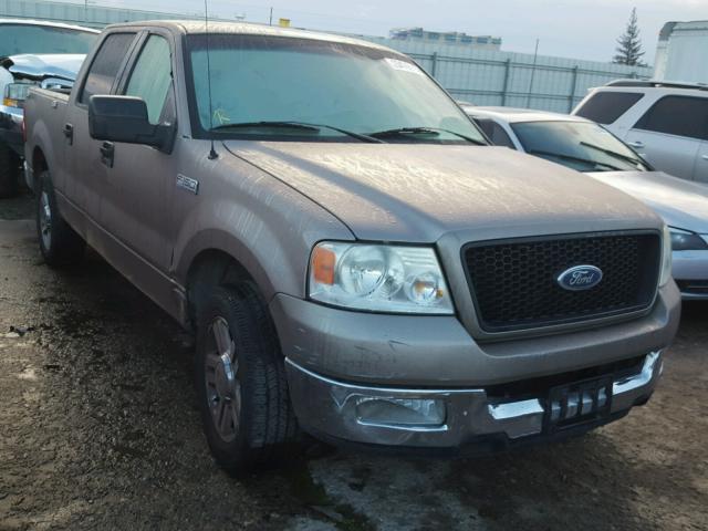 1FTPW12575KD60521 - 2005 FORD F150 SUPER GOLD photo 1