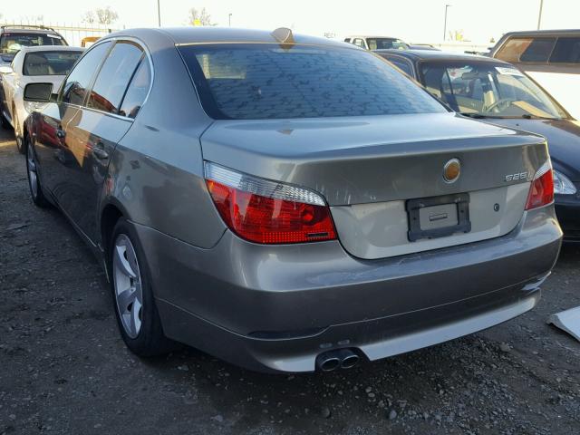 WBANA53535B856716 - 2005 BMW 525 I GREEN photo 3