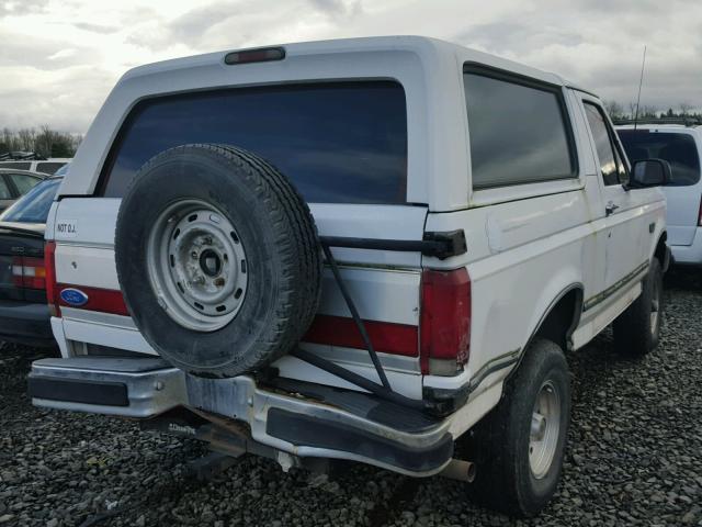 1FMEU15H0SLA24956 - 1995 FORD BRONCO U10 WHITE photo 4