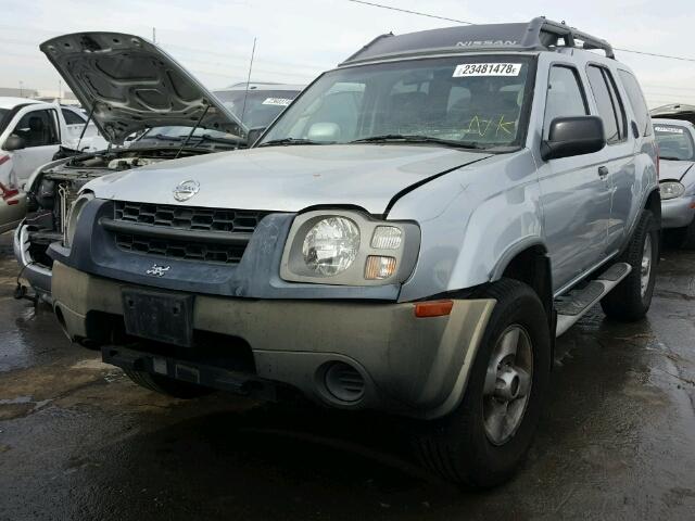 5N1ED28YX2C533017 - 2002 NISSAN XTERRA XE SILVER photo 2