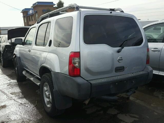 5N1ED28YX2C533017 - 2002 NISSAN XTERRA XE SILVER photo 3