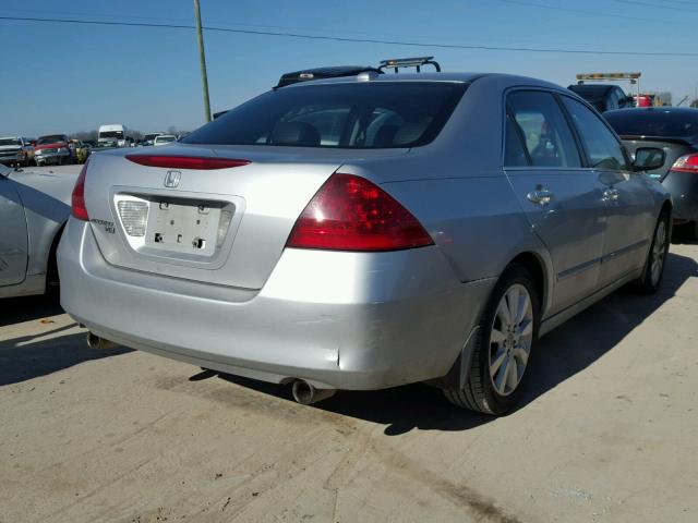 1HGCM66546A007867 - 2006 HONDA ACCORD EX SILVER photo 4