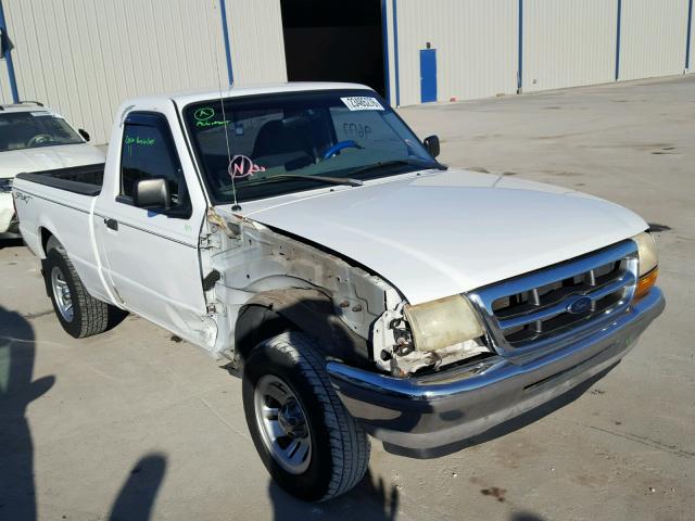 1FTYR10VXXUB14455 - 1999 FORD RANGER WHITE photo 1