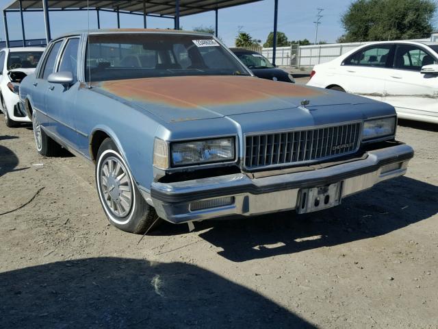 1G1BN51EXKR186607 - 1989 CHEVROLET CAPRICE CL Mavi fotoğraf 1
