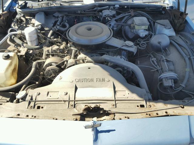 1G1BN51EXKR186607 - 1989 CHEVROLET CAPRICE CL BLUE photo 7