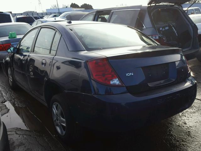 1G8AJ55F37Z183485 - 2007 SATURN ION LEVEL BLUE photo 3