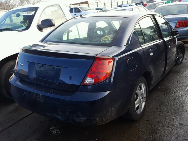 1G8AJ55F37Z183485 - 2007 SATURN ION LEVEL BLUE photo 4