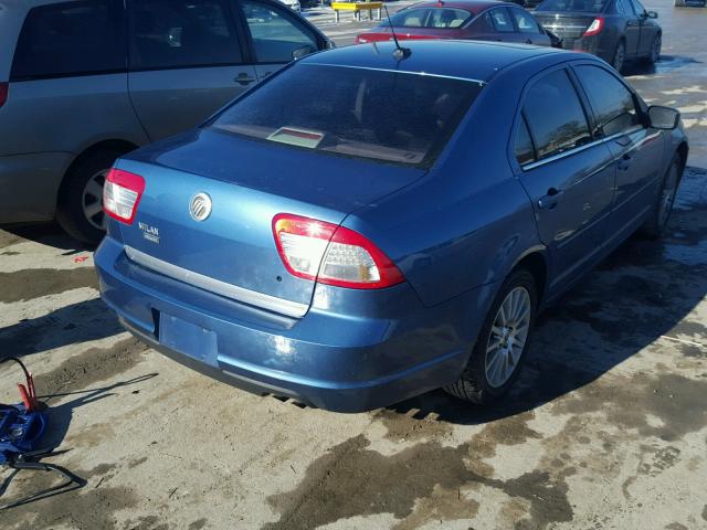 3MEHM08Z39R630911 - 2009 MERCURY MILAN PREM BLUE photo 4