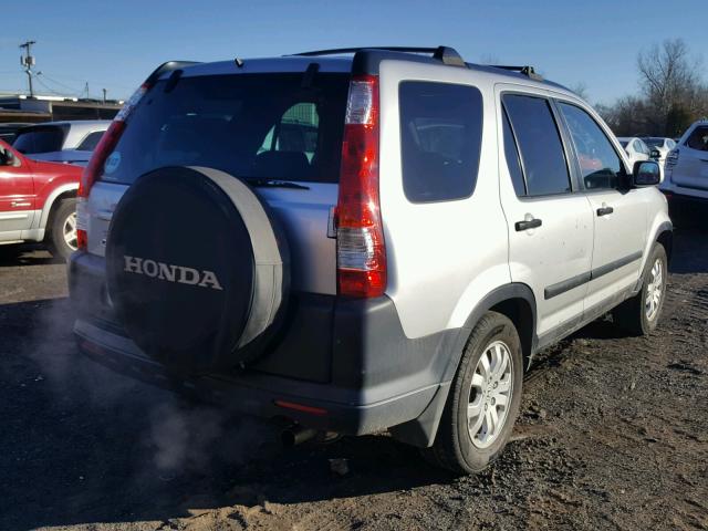 SHSRD78856U433704 - 2006 HONDA CR-V EX SILVER photo 4