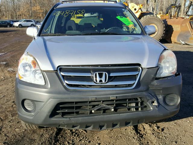 SHSRD78856U433704 - 2006 HONDA CR-V EX SILVER photo 9