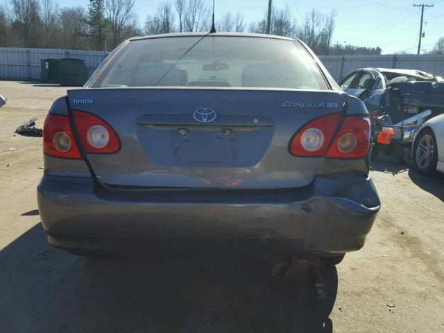 1NXBR32E57Z856885 - 2007 TOYOTA COROLLA CE GRAY photo 9