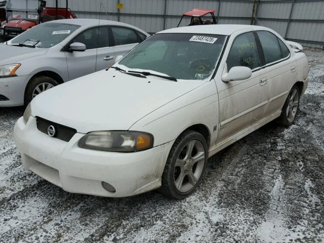 3N1AB51D23L717698 - 2003 NISSAN SENTRA SE- WHITE photo 2