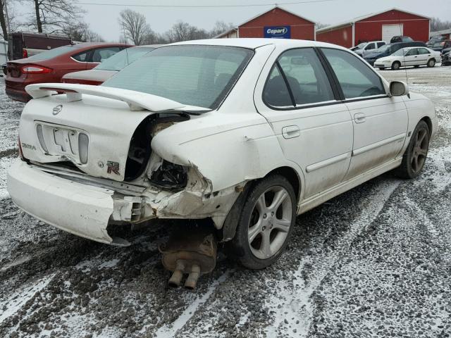 3N1AB51D23L717698 - 2003 NISSAN SENTRA SE- WHITE photo 4