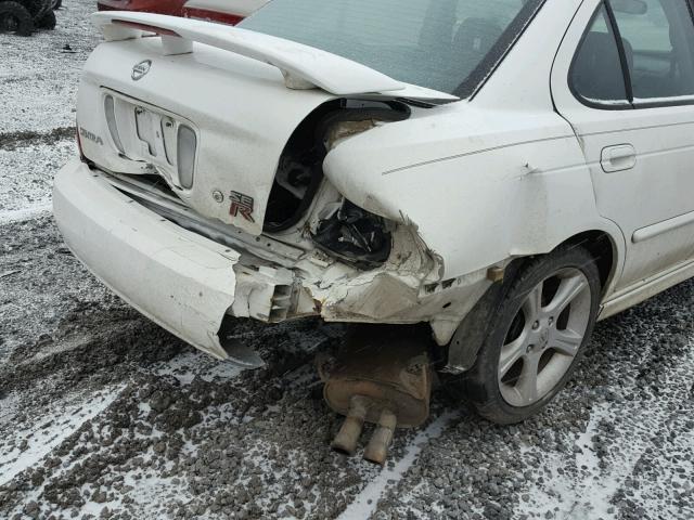 3N1AB51D23L717698 - 2003 NISSAN SENTRA SE- WHITE photo 9