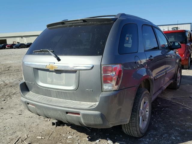 2CNDL73F066120765 - 2006 CHEVROLET EQUINOX LT GRAY photo 4