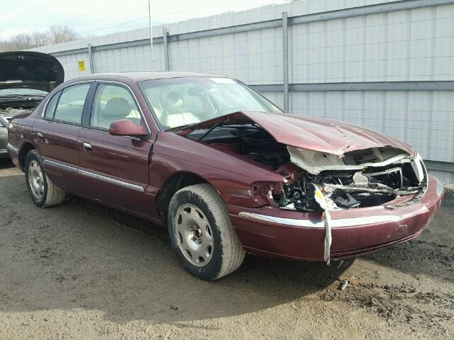 1LNHM97V52Y684816 - 2002 LINCOLN CONTINENTA MAROON photo 1