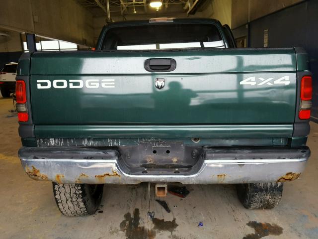 1B7KF23Z91J208693 - 2001 DODGE RAM 2500 GREEN photo 6