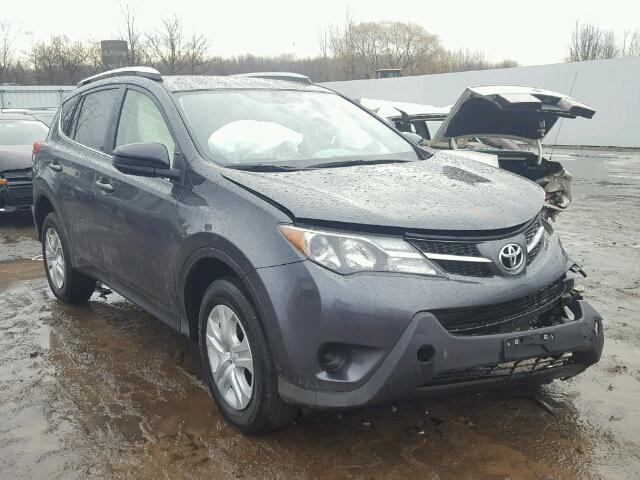 JTMBFREV4FD168886 - 2015 TOYOTA RAV4 LE GRAY photo 1