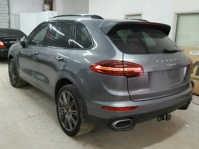 WP1AA2A2XGKA36725 - 2016 PORSCHE CAYENNE CHARCOAL photo 3