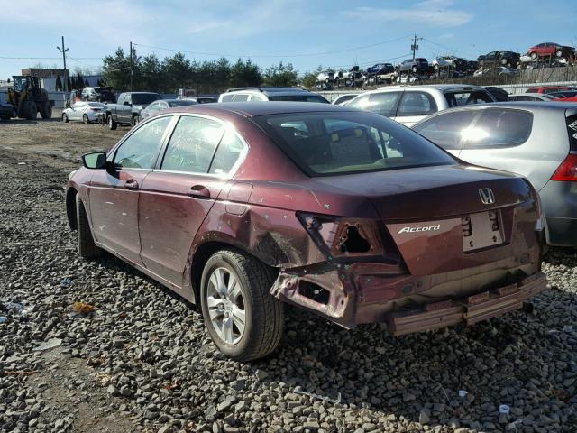 1HGCP26489A067372 - 2009 HONDA ACCORD LXP RED photo 3