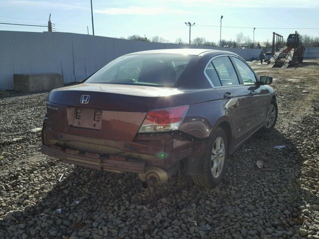 1HGCP26489A067372 - 2009 HONDA ACCORD LXP RED photo 4