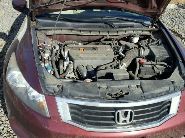 1HGCP26489A067372 - 2009 HONDA ACCORD LXP RED photo 7