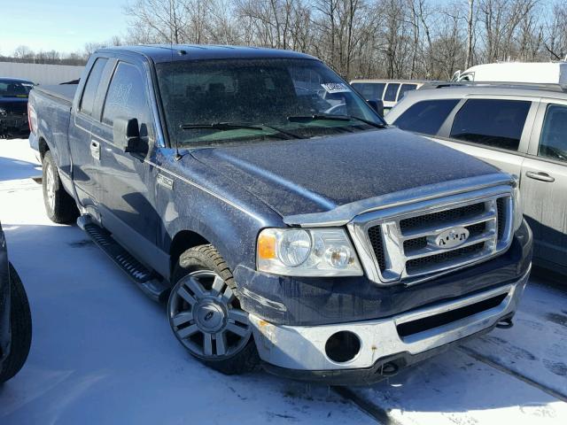 1FTPX14V08FA92273 - 2008 FORD F150 BLUE photo 1