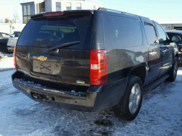 1GNSCJE09CR103679 - 2012 CHEVROLET SUBURBAN C BLACK photo 4