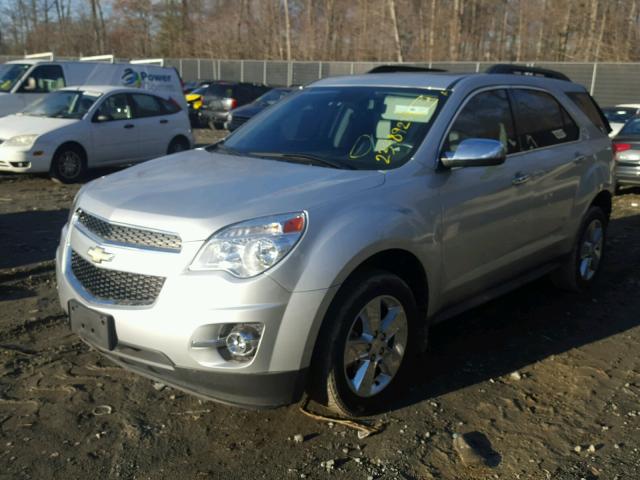 2GNFLCE34F6247096 - 2015 CHEVROLET EQUINOX LT SILVER photo 2