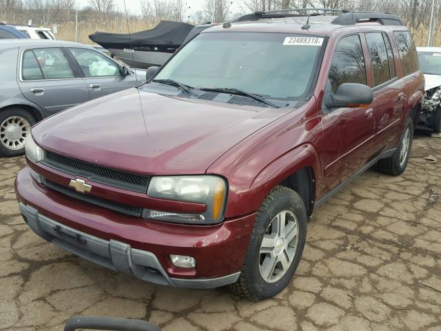 1GNET16S856147741 - 2005 CHEVROLET TRAILBLAZE BURGUNDY photo 2