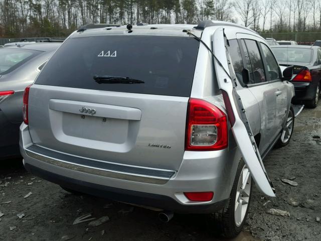 1J4NT5FB8BD182331 - 2011 JEEP COMPASS LI SILVER photo 4