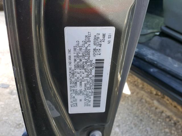 5TBRT34154S455134 - 2004 TOYOTA TUNDRA ACC GRAY photo 10