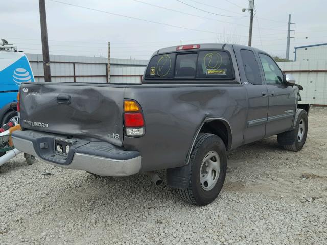 5TBRT34154S455134 - 2004 TOYOTA TUNDRA ACC GRAY photo 4