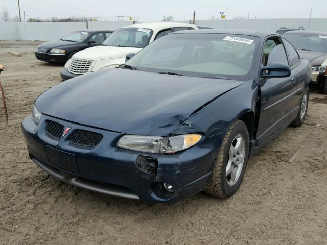 1G2WP12KXVF266600 - 1997 PONTIAC GRAND PRIX BLUE photo 2