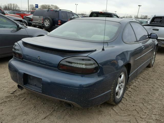 1G2WP12KXVF266600 - 1997 PONTIAC GRAND PRIX BLUE photo 4