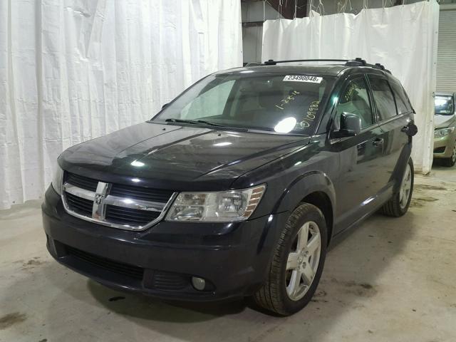 3D4GG57VX9T150287 - 2009 DODGE JOURNEY SX BLACK photo 2