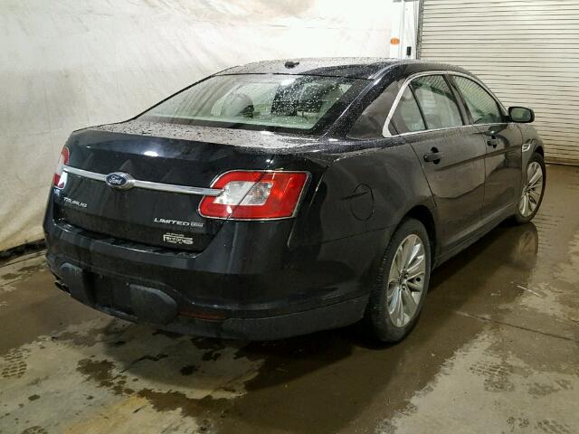 1FAHP2JW5CG100013 - 2012 FORD TAURUS LIM BLACK photo 4