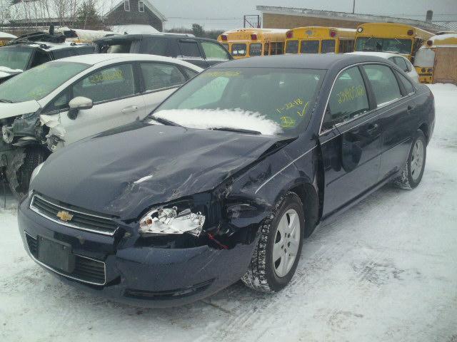 2G1WB58K081245011 - 2008 CHEVROLET IMPALA LS BLUE photo 2