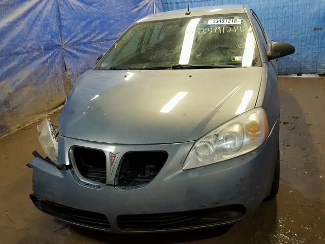 1G2ZF57B984215654 - 2008 PONTIAC G6 VALUE L SILVER photo 9