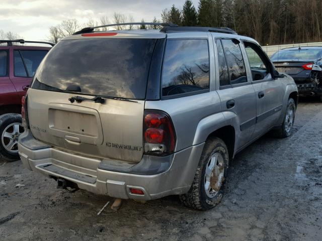 1GNDT13SX32363644 - 2003 CHEVROLET TRAILBLAZE TAN photo 4