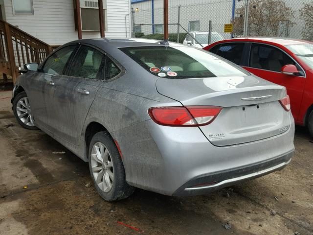 1C3CCCCB9FN534875 - 2015 CHRYSLER 200 C GRAY photo 3