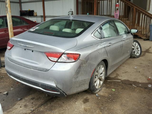 1C3CCCCB9FN534875 - 2015 CHRYSLER 200 C GRAY photo 4