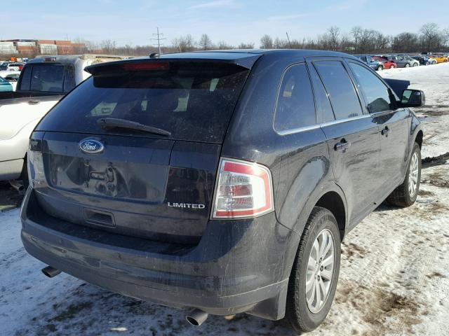 2FMDK39C08BA93618 - 2008 FORD EDGE LIMIT BLACK photo 4