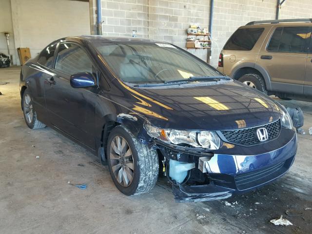 2HGFG1B9XAH501841 - 2010 HONDA CIVIC EXL BLUE photo 1